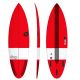 Surfboard TORQ Epoxy TEC Thruster 6.3 Rot