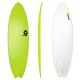 Surfboard TORQ Softboard 6.3 Fish Grün
