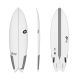 Surfboard TORQ Epoxy TEC Quad Twin Fish 6.6
